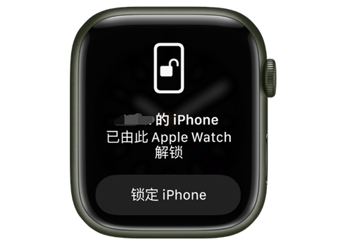 平顶山苹果手机维修分享用 AppleWatch 解锁配备面容 ID 的 iPhone方法 